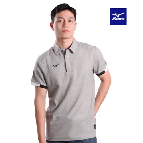 MIZUNO ÁO THỂ THAO POLO NAM TAILORED MIZUNO GHI